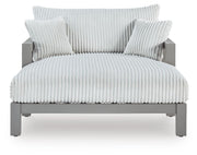 Hurley Park Gray Outdoor Chaise Lounge with Cushion - PCP695-815