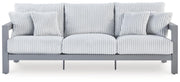Hurley Park Outdoor Sofa and Loveseat in Gray - PKG021152