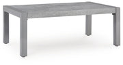 Hurley Park Outdoor Sofa and Loveseat with Coffee Table and 2 End Tables in Gray - PKG021165