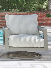 Hurley Park Outdoor Sofa with 2 Lounge Chairs in Gray - PKG021153