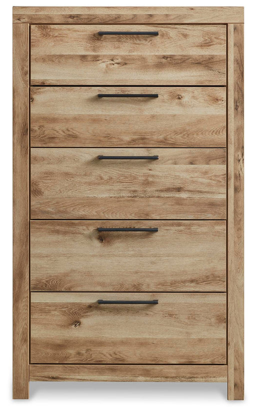 Hyanna King Panel Bed, 2 Chests and 2 Nightstands - B1050B70