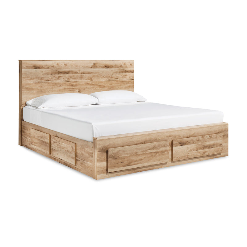 Hyanna King Panel Bed, 2 Chests and 2 Nightstands - B1050B70