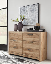 Hyanna King Panel Storage Bed and Dresser - B1050B67