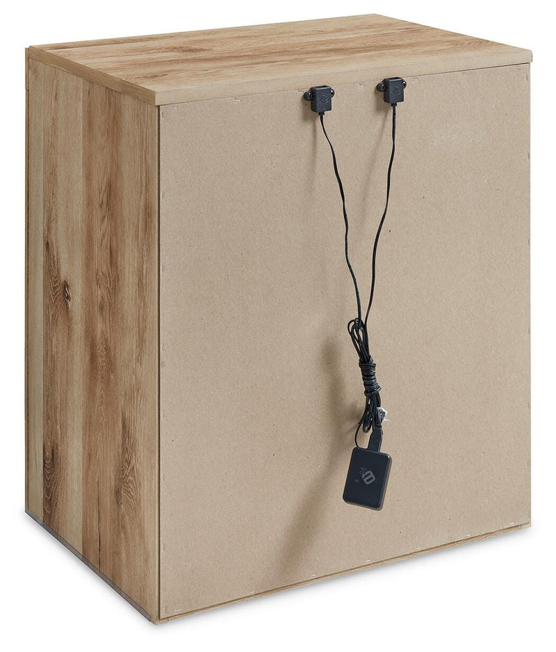 Hyanna King Panel Storage Bed, Dresser, Mirror and 2 Nightstands - B1050B72