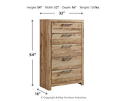 Hyanna Tan Brown Queen Panel Storage Bed and Chest - B1050B51