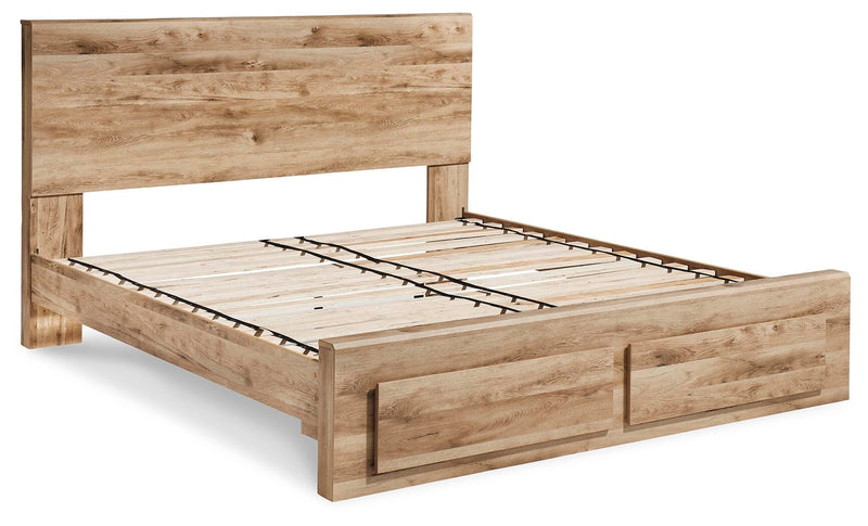 Hyanna Tan Brown Queen Panel Storage Bed and Chest - B1050B51