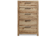 Hyanna Tan Brown Two Side Storage Panel Bedroom Set - Gate FurnitureBedroom Set
