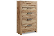 Hyanna Tan Brown Youth One Side Storage Panel Bedroom Set - Gate FurnitureYouth Bedroom Set
