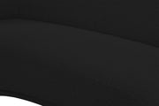 Hyde 64" Boucle Fabric Upholstered Loveseat in Black - 693Black-L