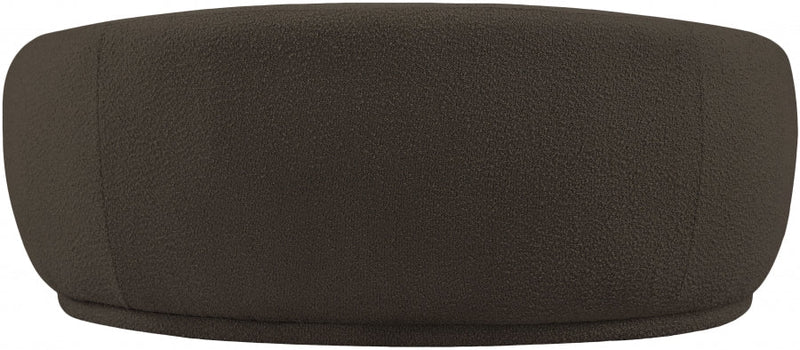 Hyde 64" Boucle Fabric Upholstered Loveseat in Brown - 693Brown-L