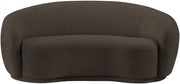 Hyde 64" Boucle Fabric Upholstered Loveseat in Brown - 693Brown-L