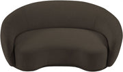 Hyde 64" Boucle Fabric Upholstered Loveseat in Brown - 693Brown-L