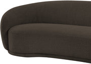 Hyde 64" Boucle Fabric Upholstered Loveseat in Brown - 693Brown-L
