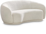 Hyde 64" Boucle Fabric Upholstered Loveseat in Cream - 693Cream-L