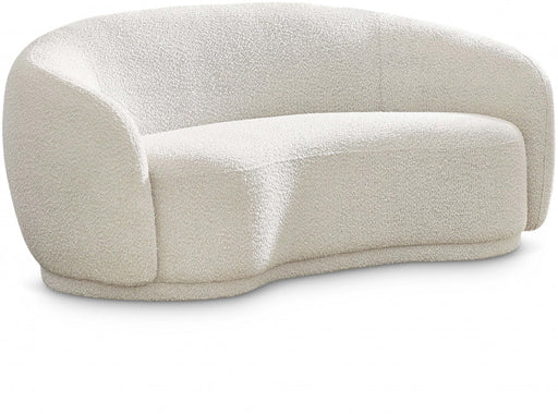 Hyde 64" Boucle Fabric Upholstered Loveseat in Cream - 693Cream-L
