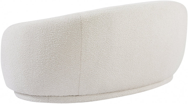 Hyde 64" Boucle Fabric Upholstered Loveseat in Cream - 693Cream-L