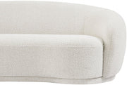 Hyde 64" Boucle Fabric Upholstered Loveseat in Cream - 693Cream-L