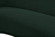 Hyde 64" Boucle Fabric Upholstered Loveseat in Green - 693Green-L