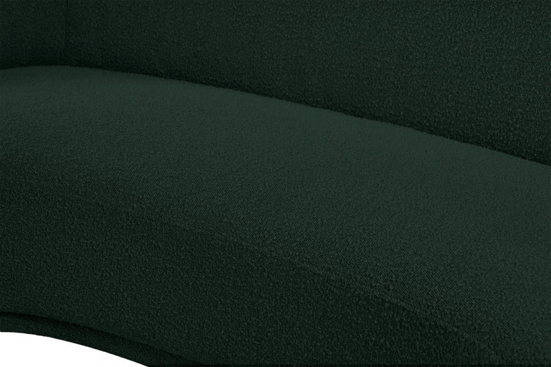 Hyde 64" Boucle Fabric Upholstered Loveseat in Green - 693Green-L