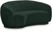 Hyde 64" Boucle Fabric Upholstered Loveseat in Green - 693Green-L