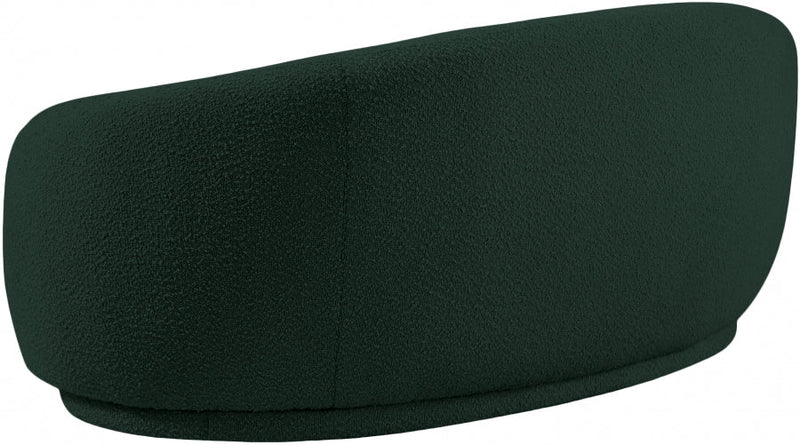 Hyde 64" Boucle Fabric Upholstered Loveseat in Green - 693Green-L