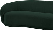 Hyde 64" Boucle Fabric Upholstered Loveseat in Green - 693Green-L
