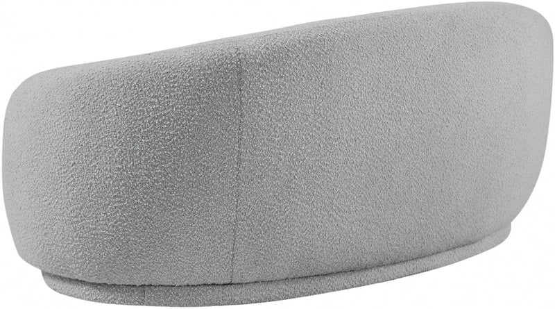 Hyde 64" Boucle Fabric Upholstered Loveseat in Grey - 693Grey-L