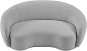 Hyde 64" Boucle Fabric Upholstered Loveseat in Grey - 693Grey-L