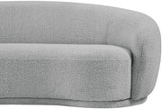 Hyde 64" Boucle Fabric Upholstered Loveseat in Grey - 693Grey-L
