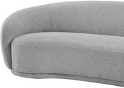 Hyde 64" Boucle Fabric Upholstered Loveseat in Grey - 693Grey-L
