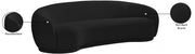 Hyde 89.5" Boucle Fabric Upholstered Sofa in Black - 693Black-S