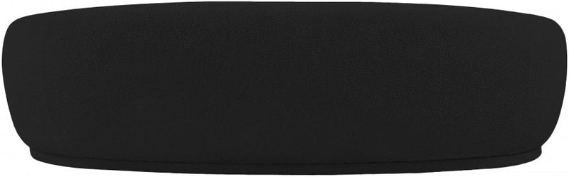 Hyde 89.5" Boucle Fabric Upholstered Sofa in Black - 693Black-S