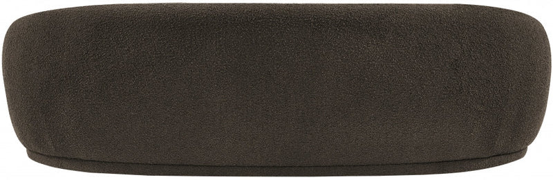 Hyde 89.5" Boucle Fabric Upholstered Sofa in Brown - 693Brown-S