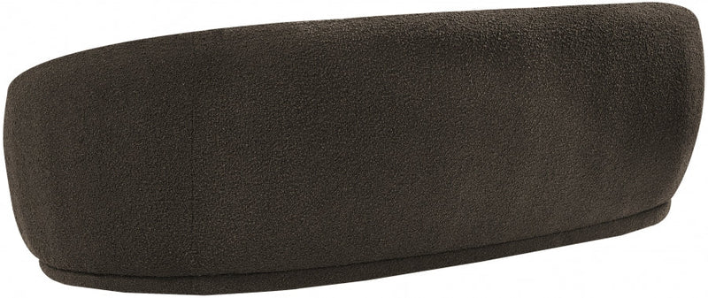 Hyde 89.5" Boucle Fabric Upholstered Sofa in Brown - 693Brown-S