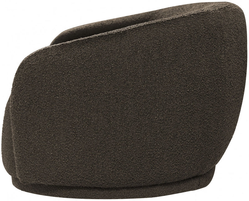 Hyde 89.5" Boucle Fabric Upholstered Sofa in Brown - 693Brown-S