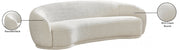 Hyde 89.5" Boucle Fabric Upholstered Sofa in Cream - 693Cream-S