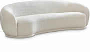 Hyde 89.5" Boucle Fabric Upholstered Sofa in Cream - 693Cream-S