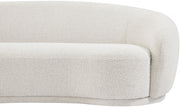 Hyde 89.5" Boucle Fabric Upholstered Sofa in Cream - 693Cream-S