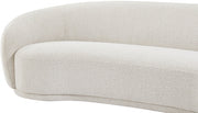Hyde 89.5" Boucle Fabric Upholstered Sofa in Cream - 693Cream-S
