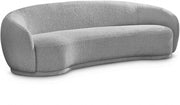 Hyde 89.5" Boucle Fabric Upholstered Sofa in Grey - 693Grey-S