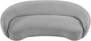 Hyde 89.5" Boucle Fabric Upholstered Sofa in Grey - 693Grey-S
