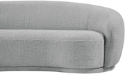 Hyde 89.5" Boucle Fabric Upholstered Sofa in Grey - 693Grey-S