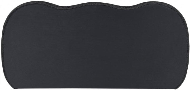 Hyde Boucle Fabric Queen Bed (3 Boxes) Black - Gate FurnitureQueen Bed