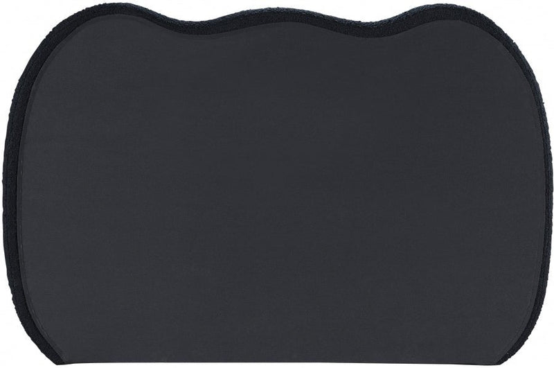 Hyde Boucle Fabric Twin Bed (3 Boxes) Black - Gate FurnitureTwin Bed
