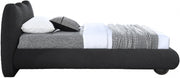 Hyde Boucle Fabric Twin Bed (3 Boxes) Black - Gate FurnitureTwin Bed