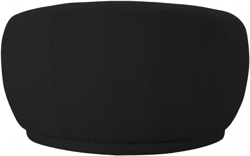Hyde Boucle Fabric Upholstered Chair in Black - 693Black-C