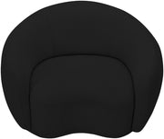 Hyde Boucle Fabric Upholstered Chair in Black - 693Black-C