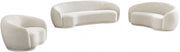 Hyde Boucle Fabric Upholstered Chair in Cream - 693Cream-C