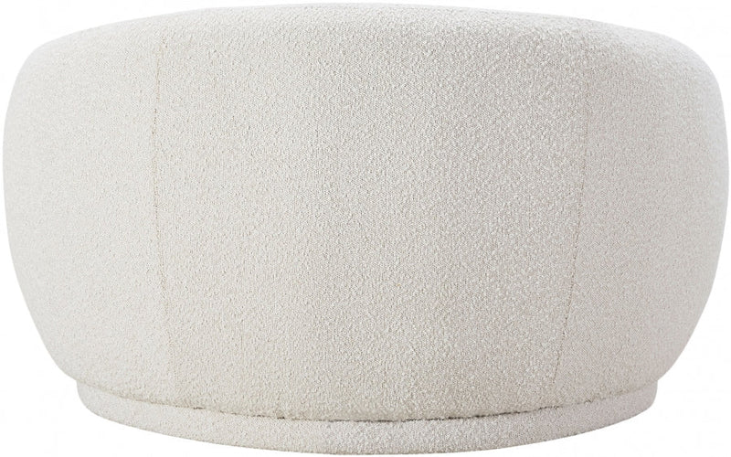 Hyde Boucle Fabric Upholstered Chair in Cream - 693Cream-C