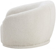Hyde Boucle Fabric Upholstered Chair in Cream - 693Cream-C